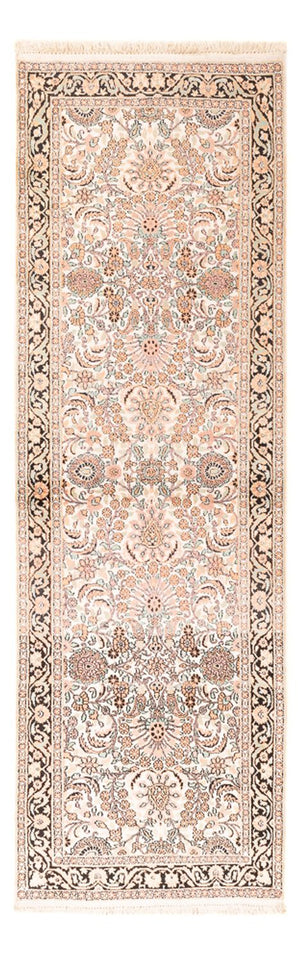 Løber Silketæppe - Kashmir Silk - 280 x 96 cm - pink
