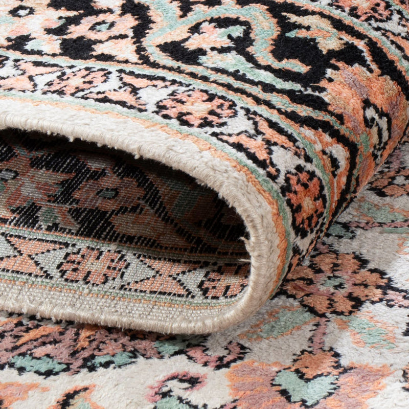 Løber Silketæppe - Kashmir Silk - 280 x 96 cm - pink