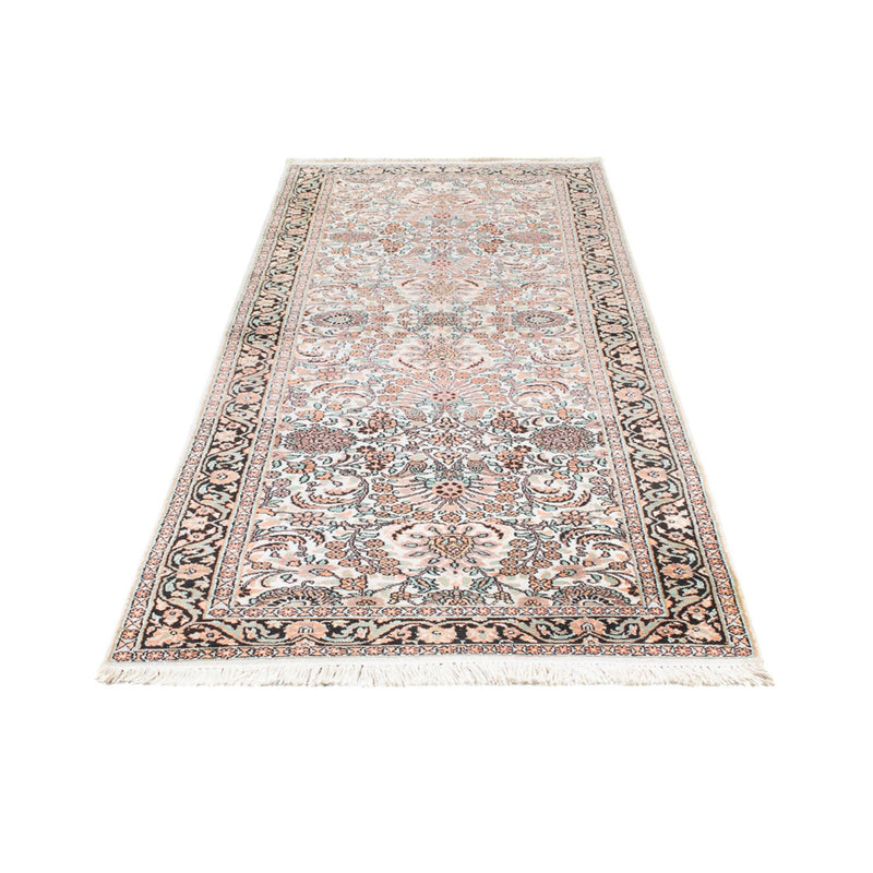 Løber Silketæppe - Kashmir Silk - 280 x 96 cm - pink