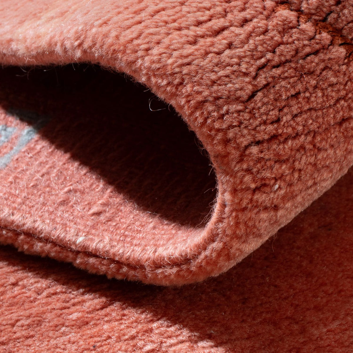 Nepal Tæppe - 141 x 74 cm - laks