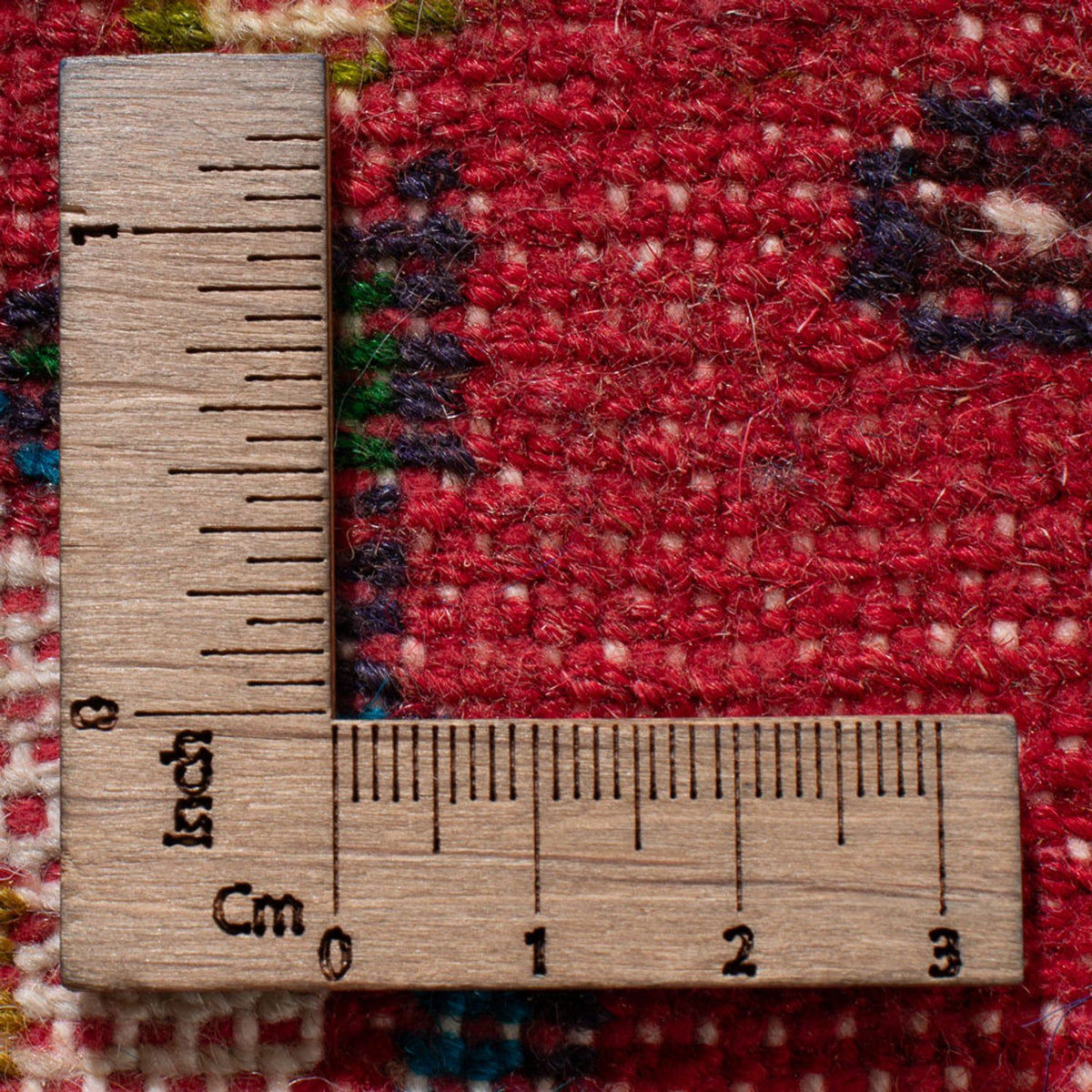 Persisk tæppe - Nomadisk - 127 x 73 cm - lysrød