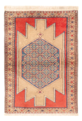 Orientalsk tæppe - 111 x 75 cm - beige