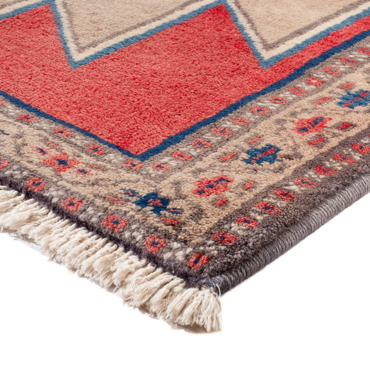 Orientalsk tæppe - 111 x 75 cm - beige