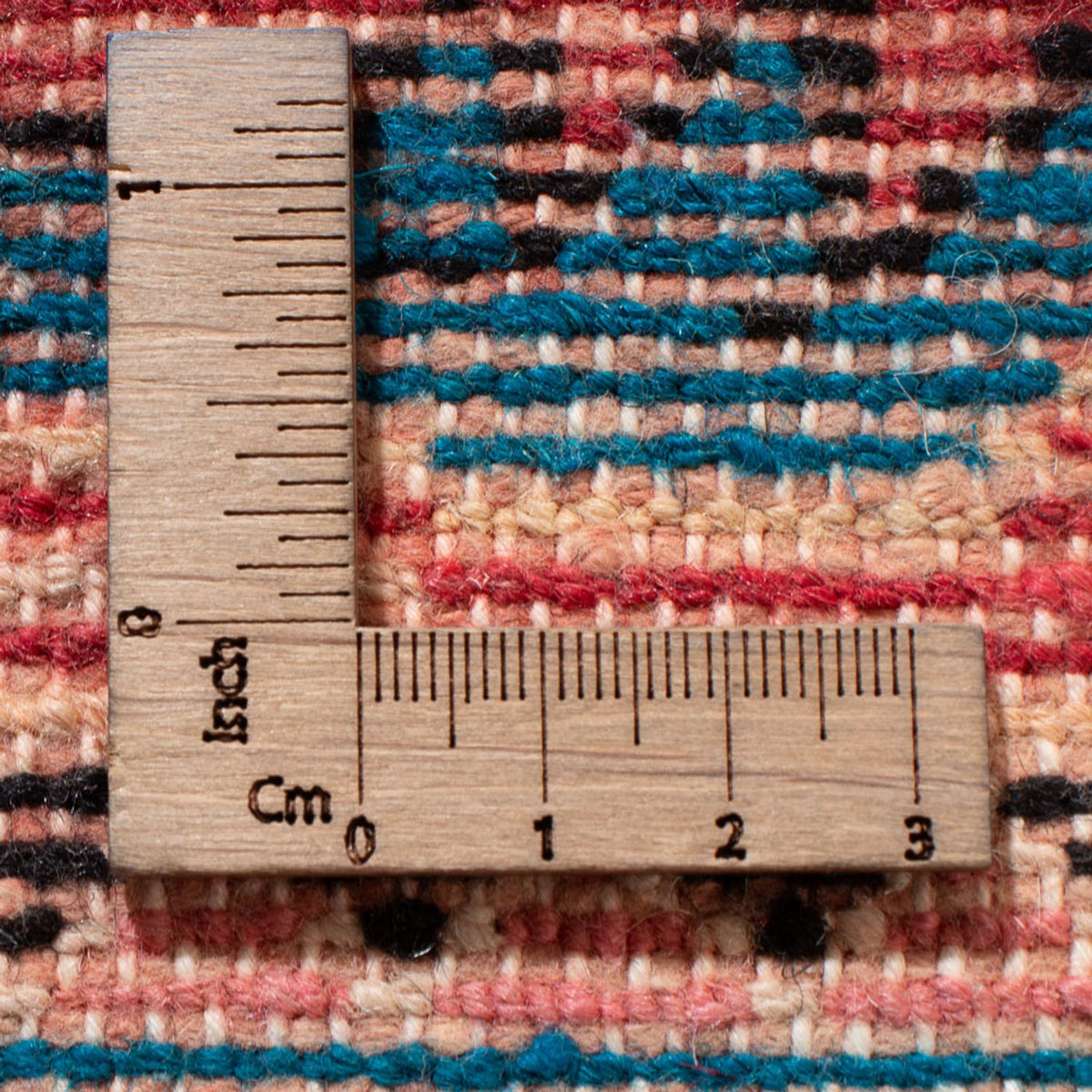 Persisk tæppe - Nomadisk - 129 x 76 cm - lysrød