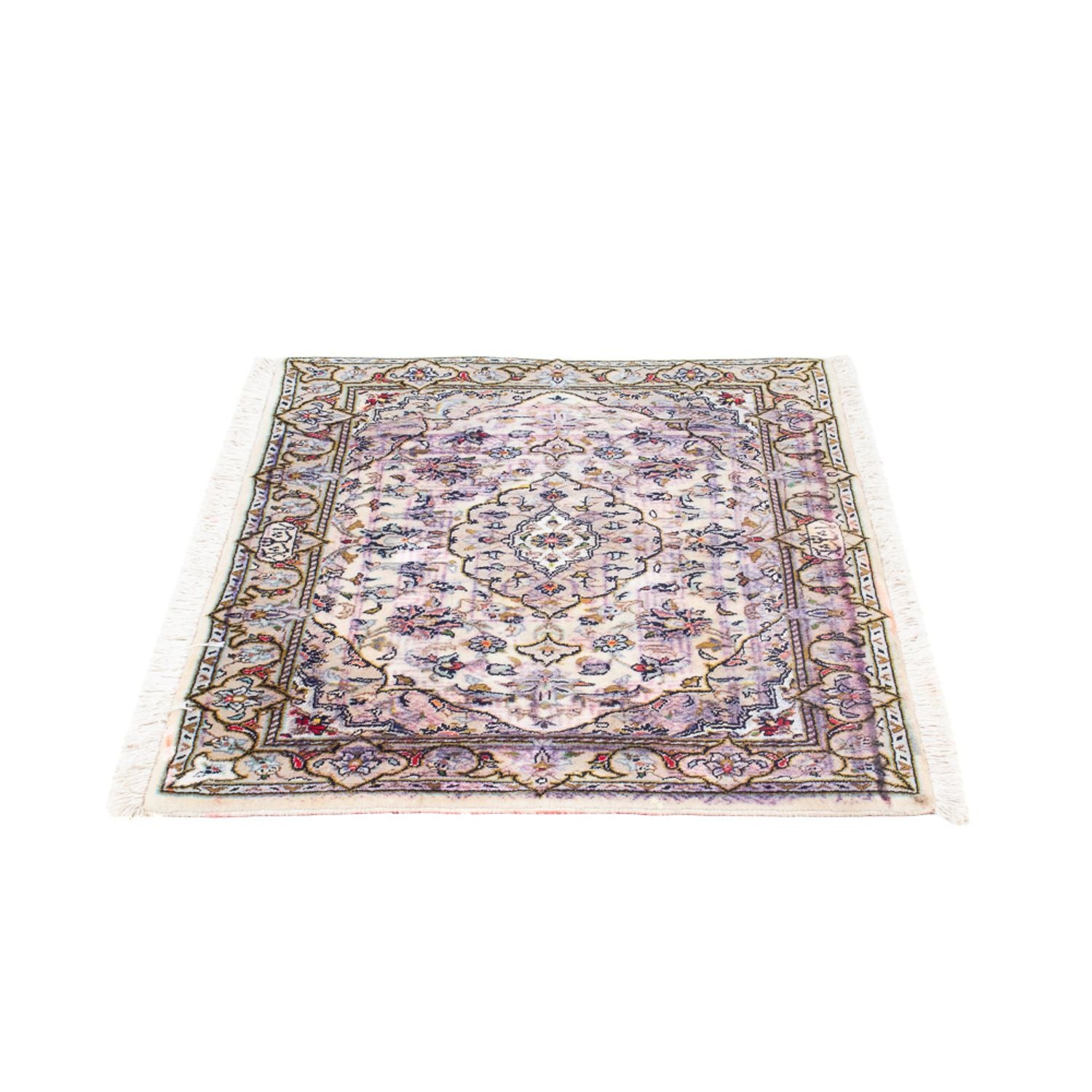 Orientalsk tæppe - 98 x 70 cm - sand