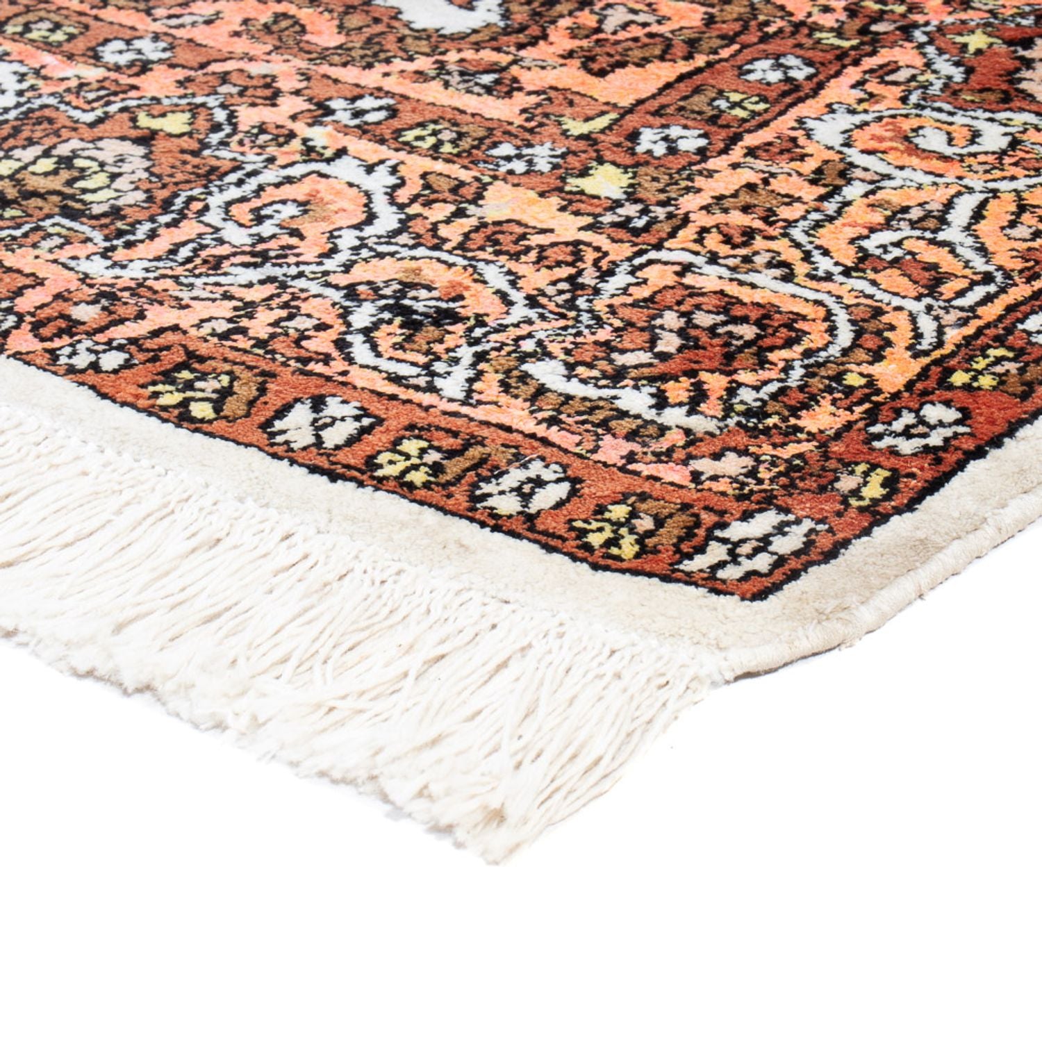 Silketæppe - Kashmir Silk - 158 x 93 cm - beige