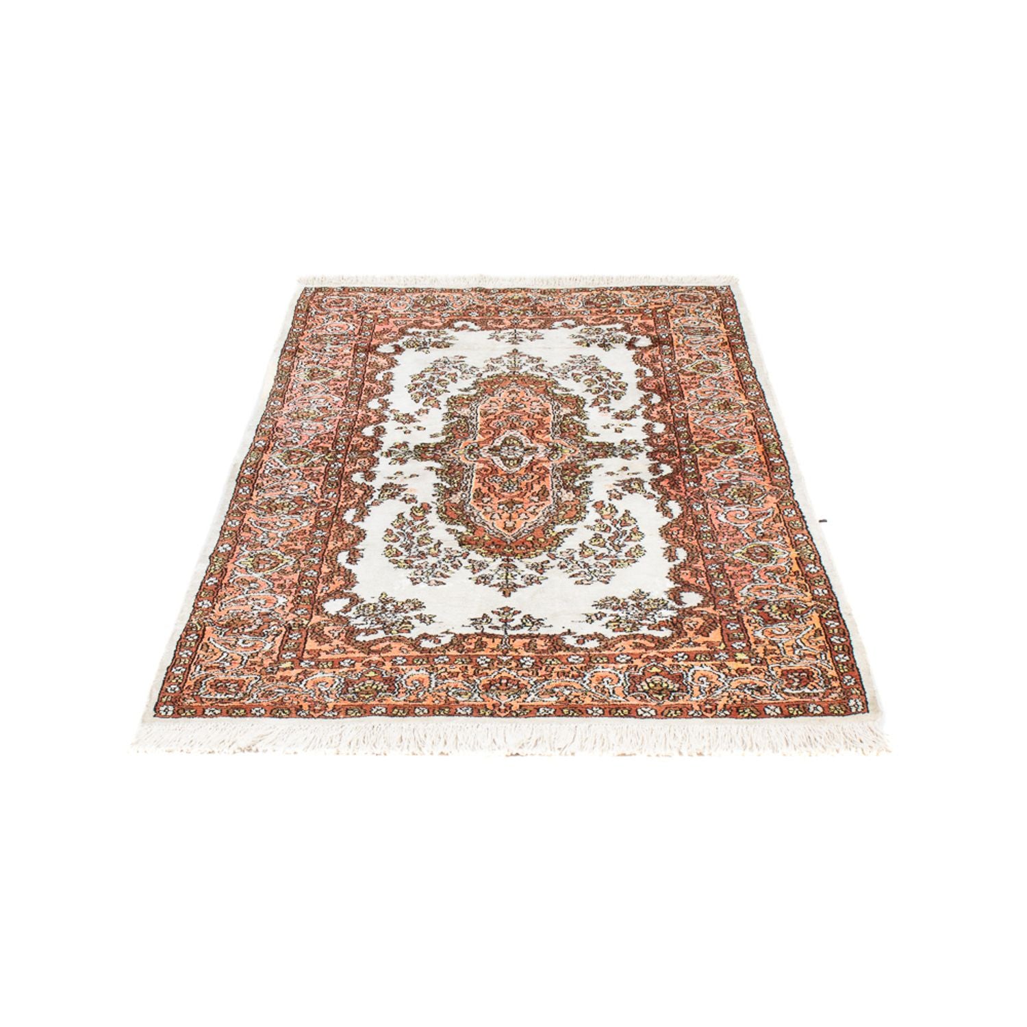 Silketæppe - Kashmir Silk - 158 x 93 cm - beige