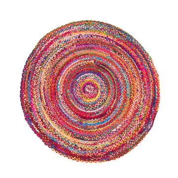 Jutetæppe Tæppe Indigo Stripy