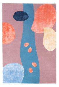 Uldtæppe - Bouquet - rektangulær