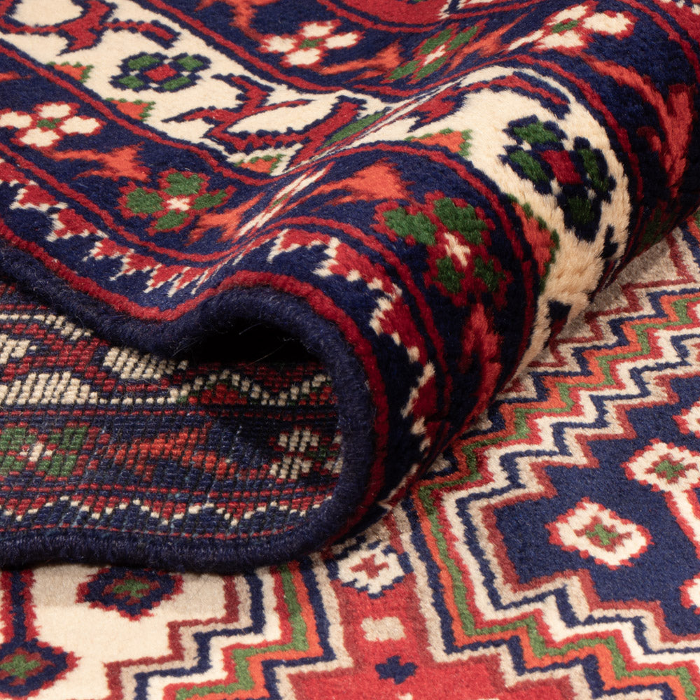 Afghansk tæppe - 382 x 290 cm - mørk beige