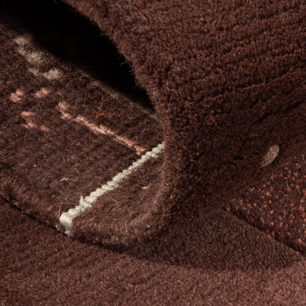 Nepal Tæppe - 140 x 70 cm - mørk beige