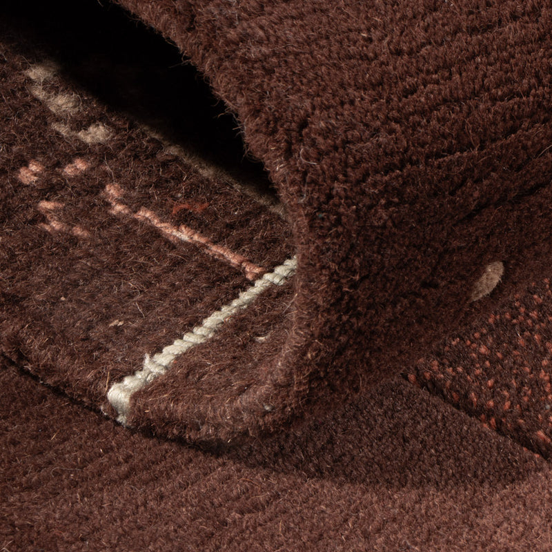 Nepal Tæppe - 140 x 70 cm - mørk beige