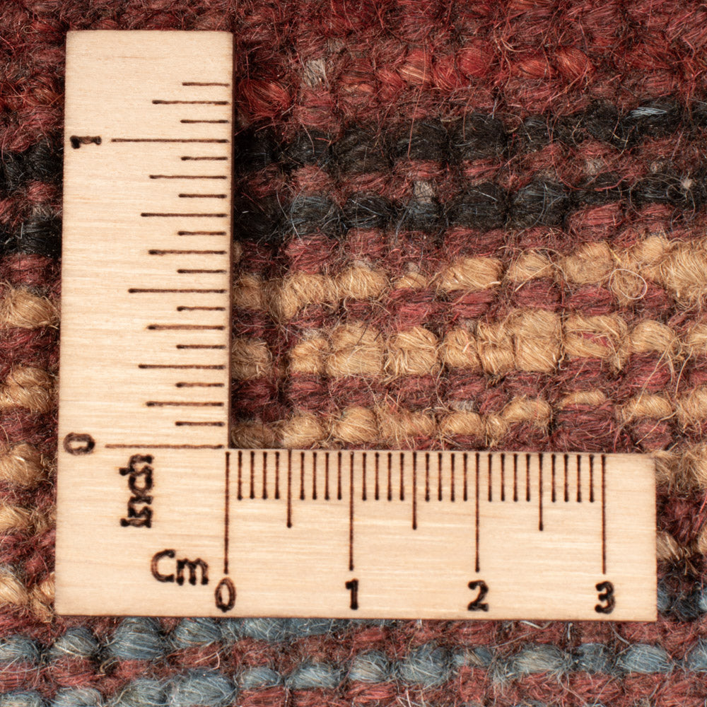 Gabbeh-tæppe - Persisk firkantet  - 100 x 93 cm - flerfarvet