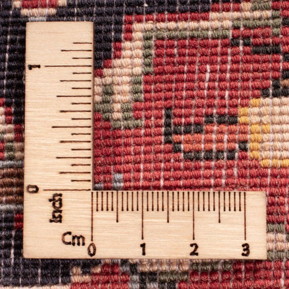 Persisk tæppe - Keshan - 108 x 77 cm - rød