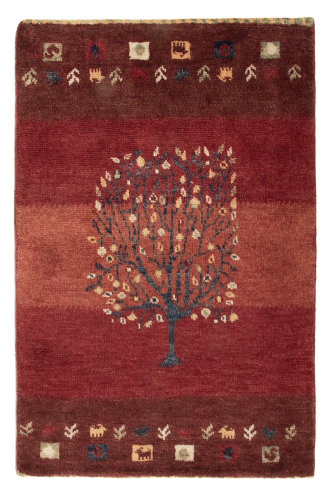 Gabbeh Tæppe - Loribaft Persisk - 90 x 60 cm - flerfarvet