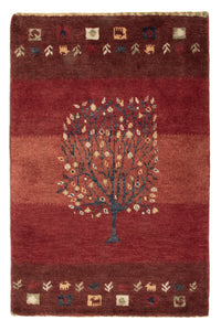 Gabbeh Tæppe - Loribaft Persisk - 90 x 60 cm - flerfarvet