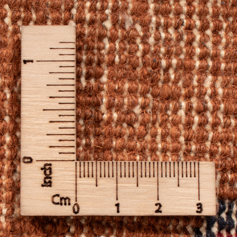 Orientalsk tæppe rundt  - 67 x 67 cm - flerfarvet