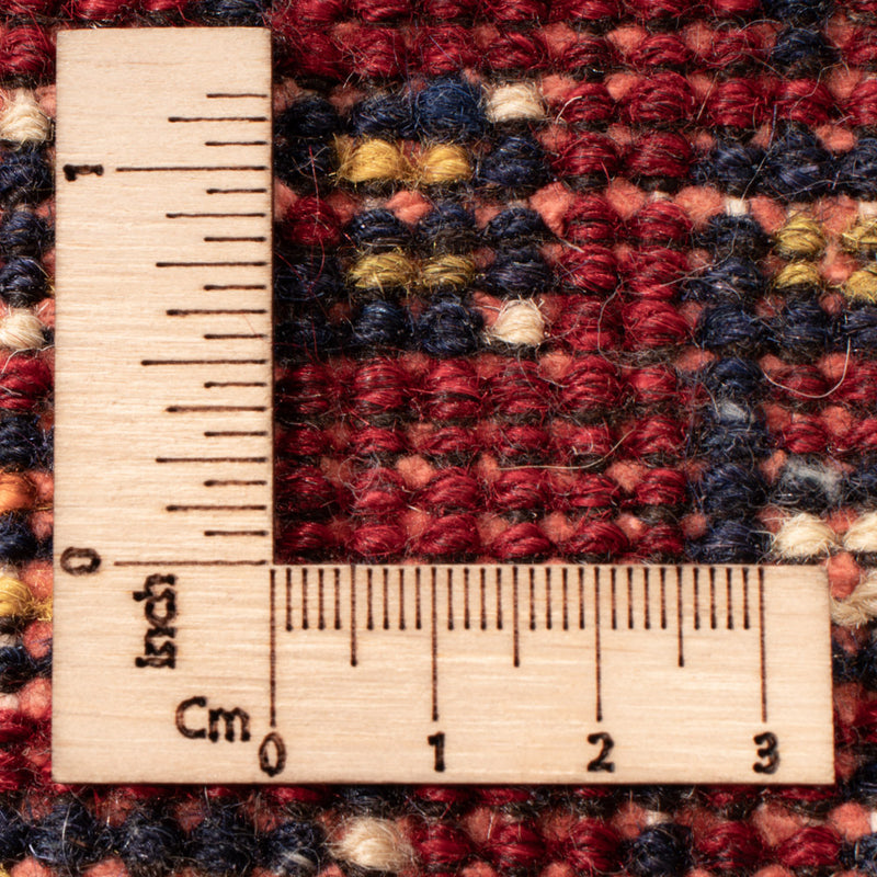 Orientalsk tæppe rundt  - 72 x 72 cm - flerfarvet