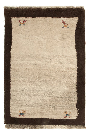 Gabbeh-tæppe - Persisk - 85 x 57 cm - beige