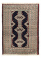Turkaman-tæppe 87x64cm - Orientalsk tæppe