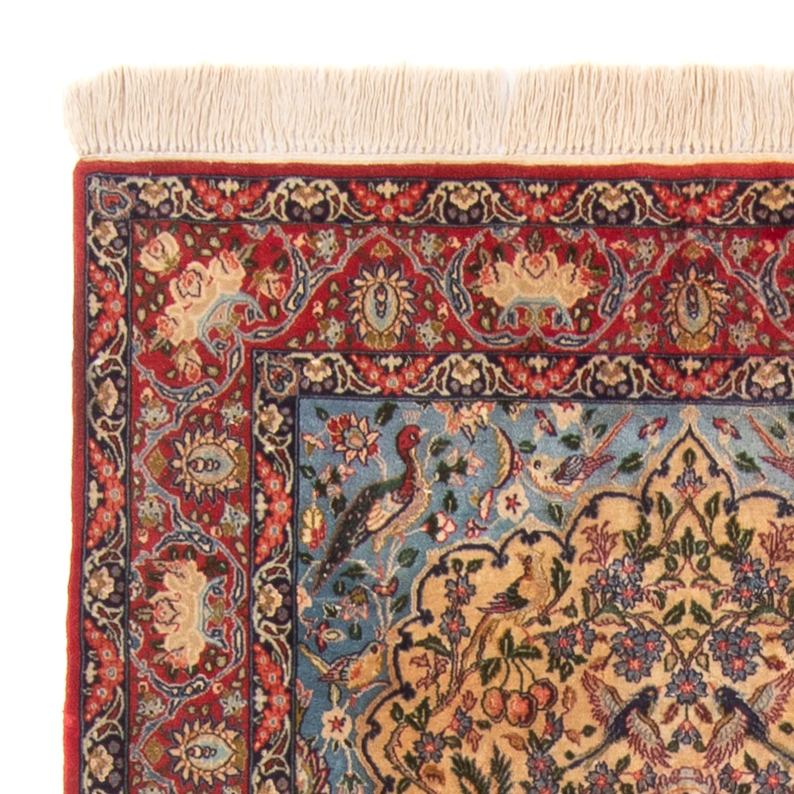 Persisk tæppe - Isfahan - Premium - 170 x 110 cm - flerfarvet