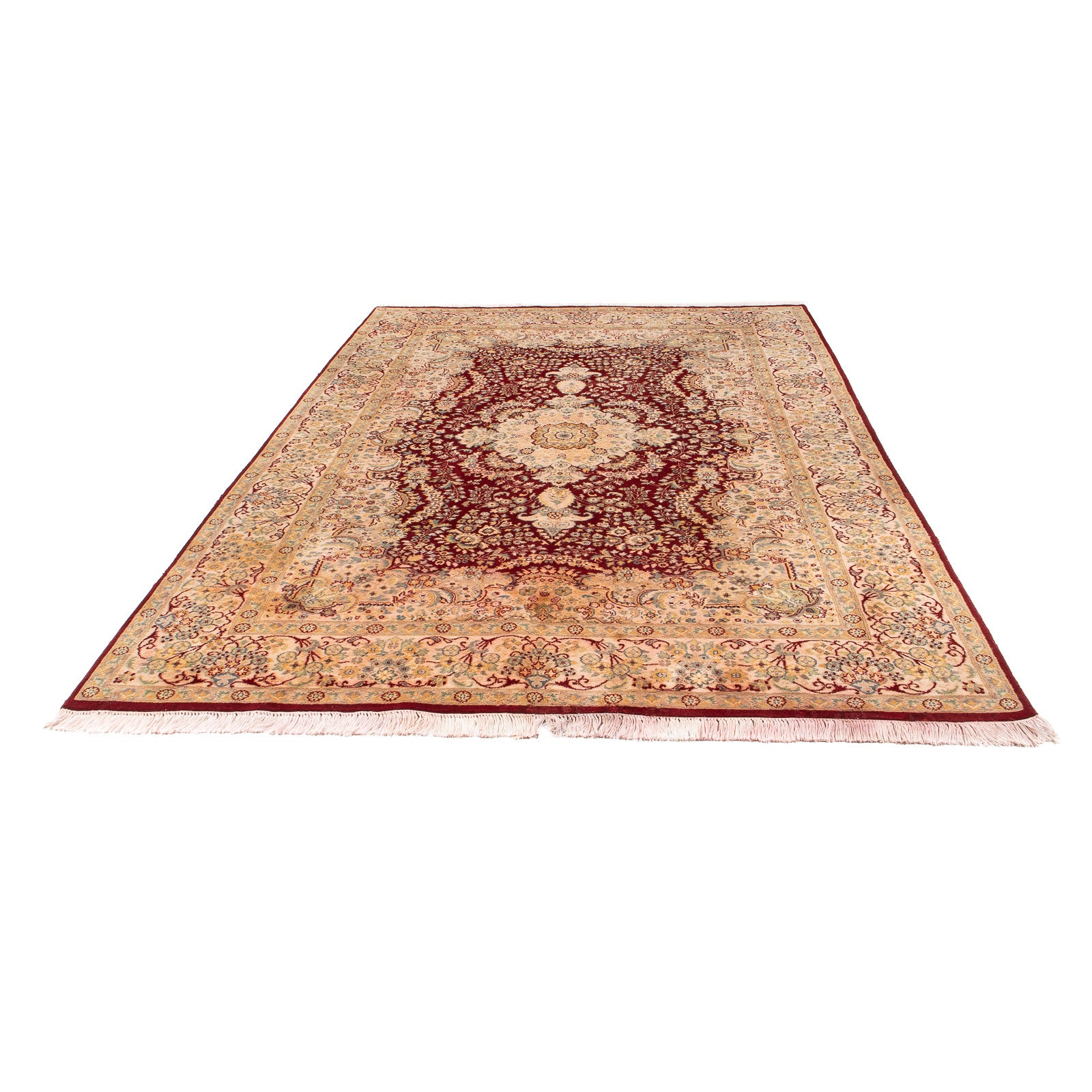 Orientalsk tæppe - Tabriz - 285 x 185 cm - rød