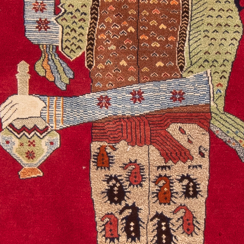Baluch-tæppe - 135 x 86 cm - rød
