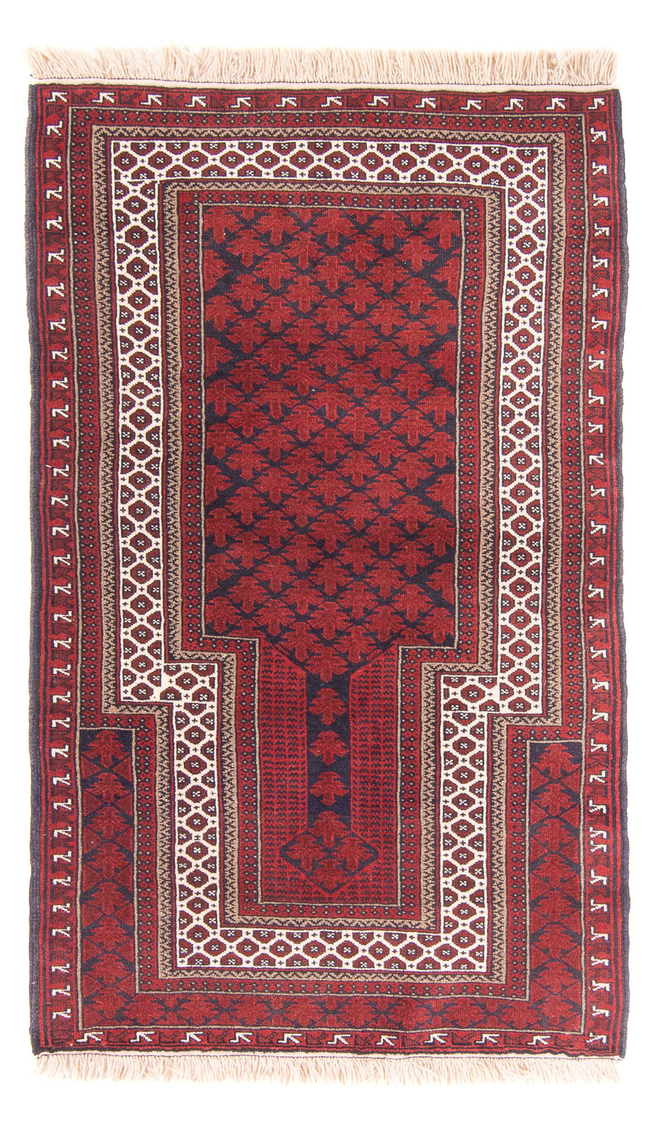Baluch-tæppe - Bøn tæppe - 154 x 92 cm - rød