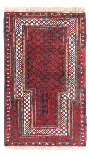 Baluch-tæppe - Bøn tæppe - 154 x 92 cm - rød