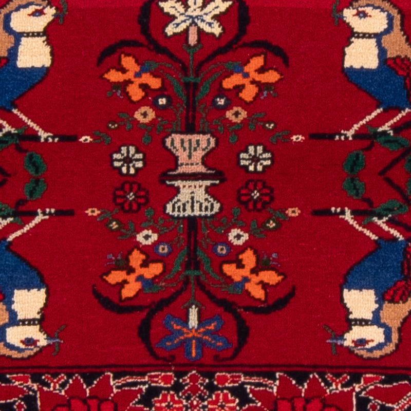 Baluch-tæppe firkantet  - 104 x 91 cm - rød