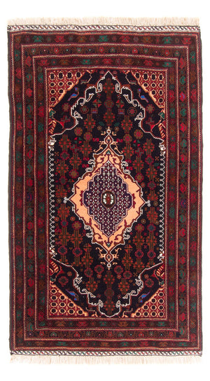 Baluch-tæppe - 195 x 117 cm - mørkeblå