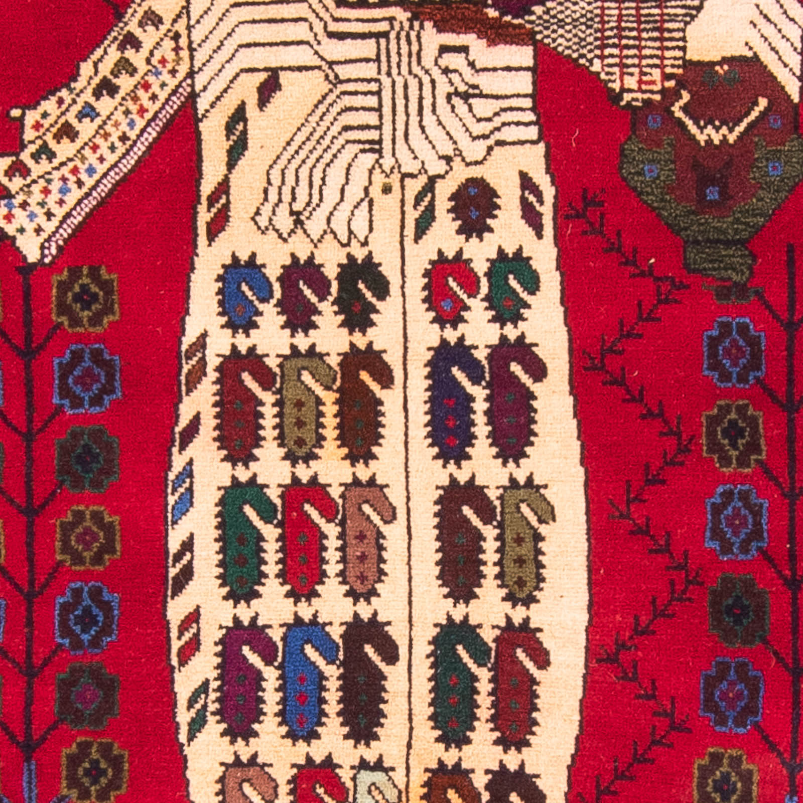 Baluch-tæppe - 157 x 102 cm - rød