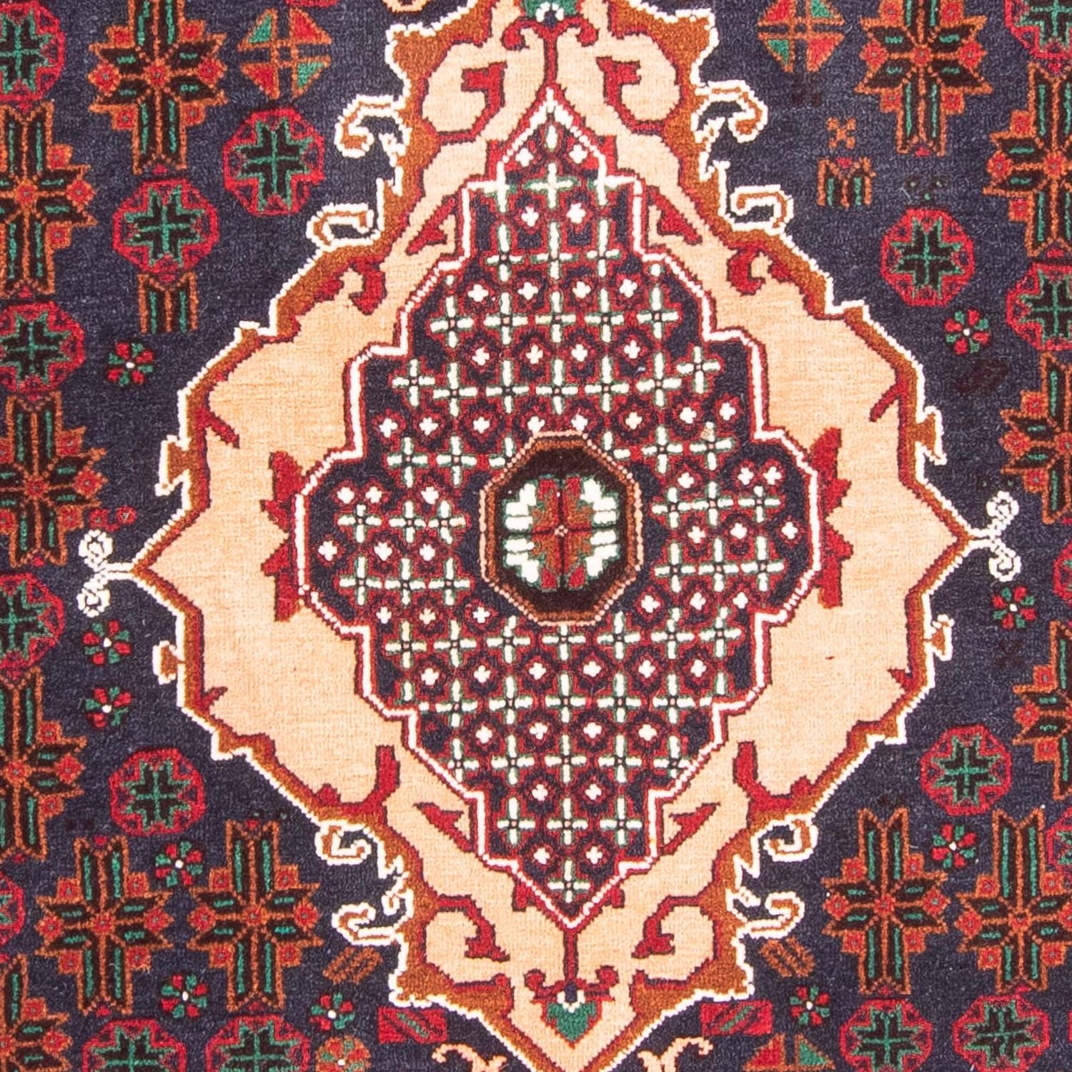 Baluch-tæppe - 205 x 123 cm - mørkeblå