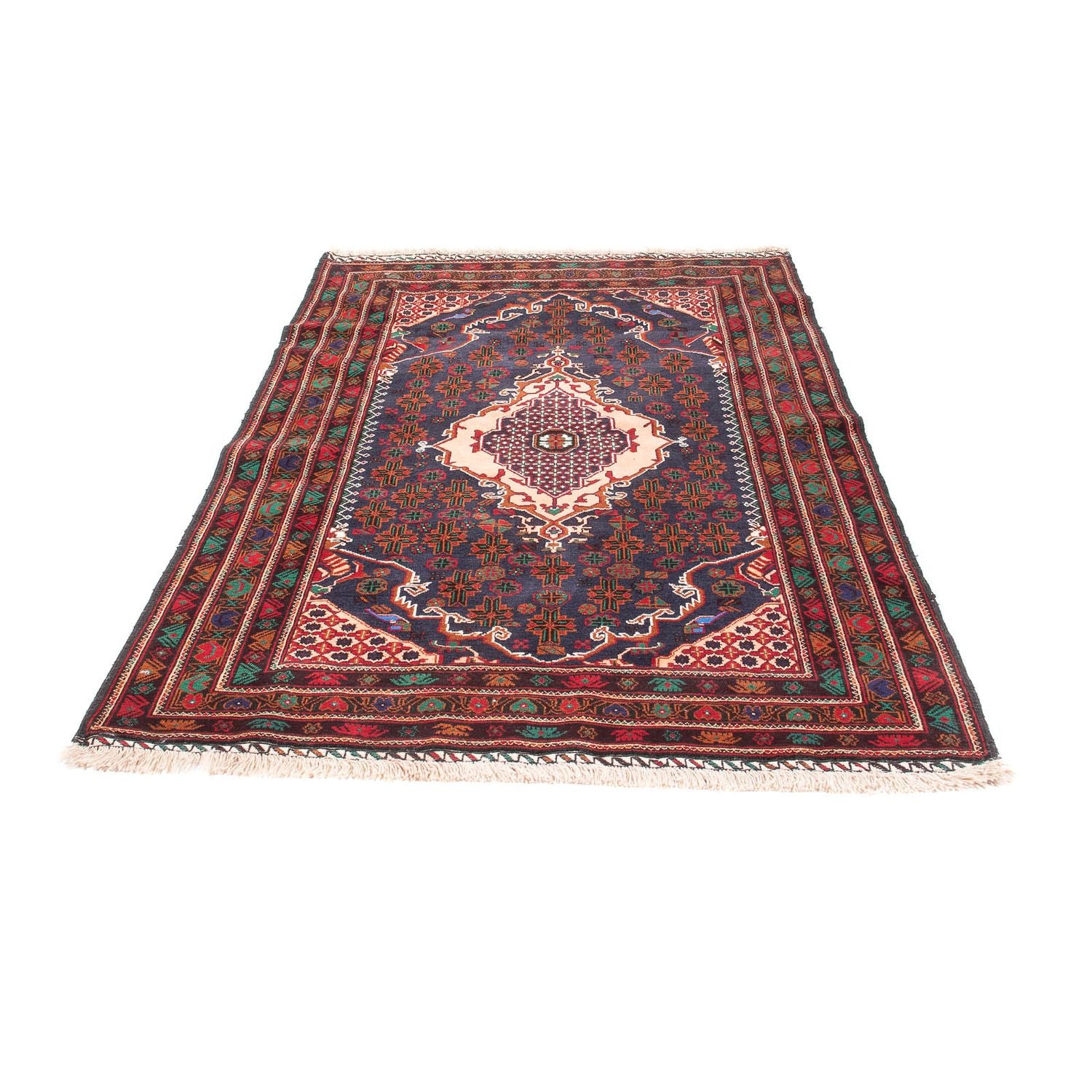 Baluch-tæppe - 205 x 123 cm - mørkeblå