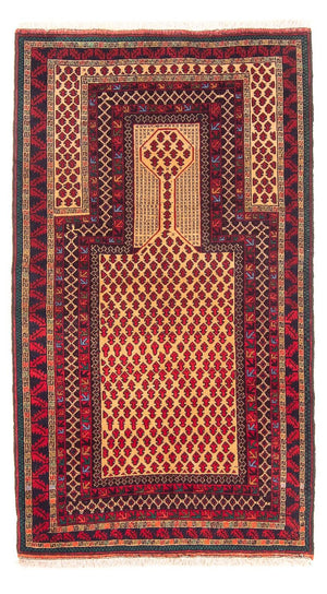 Baluch-tæppe - Bøn tæppe - 147 x 86 cm - beige
