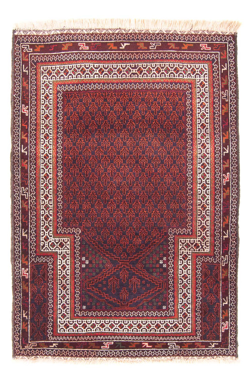 Baluch-tæppe - Bøn tæppe - 146 x 99 cm - mørkeblå