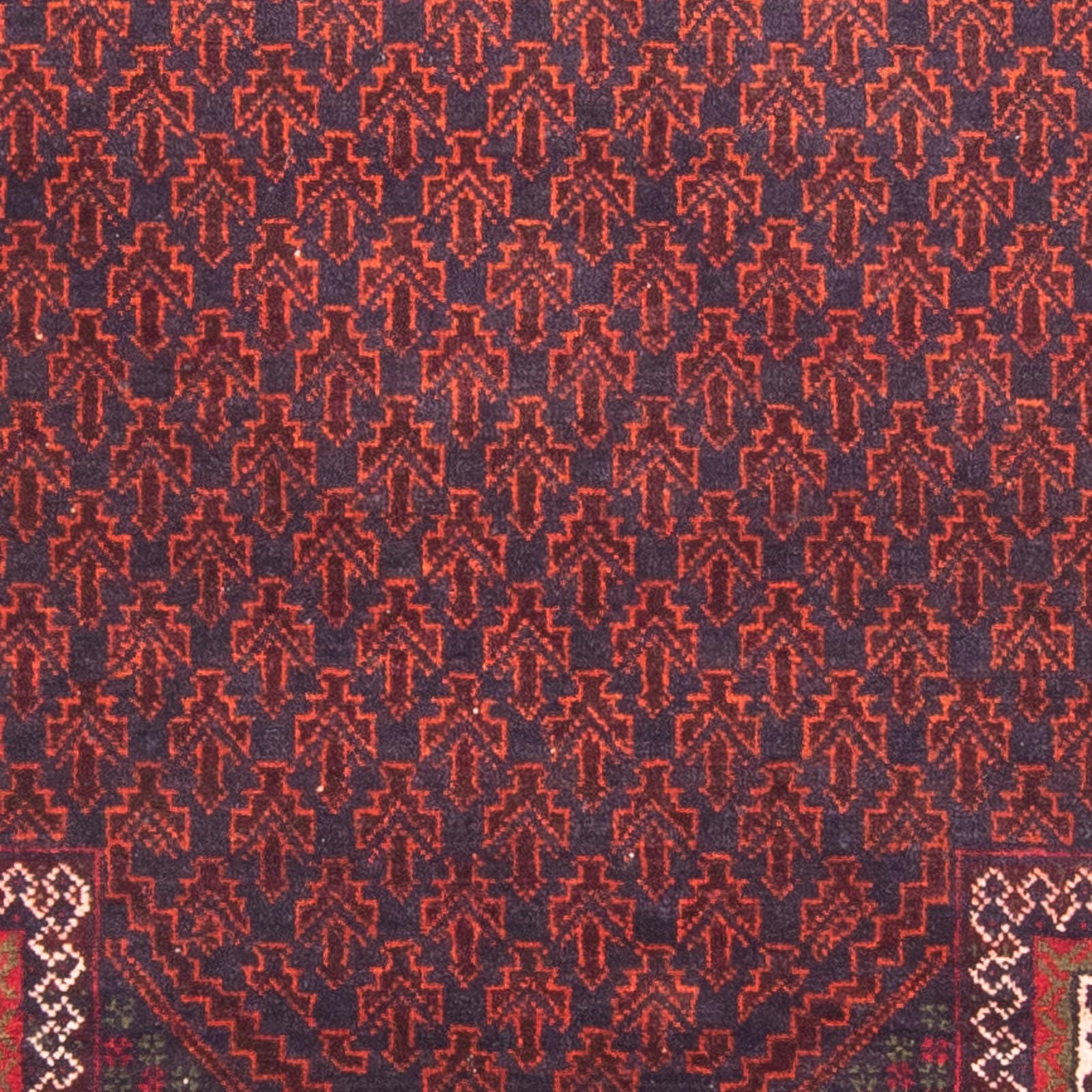 Baluch-tæppe - Bøn tæppe - 146 x 99 cm - mørkeblå