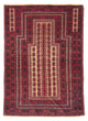 Baluch-tæppe 132x95cm - Orientalsk tæppe