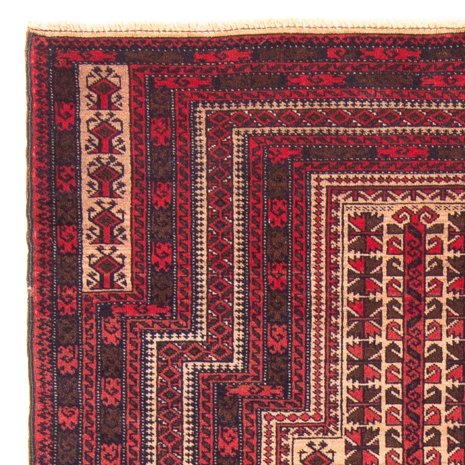 Baluch-tæppe - Bøn tæppe - 132 x 95 cm - beige