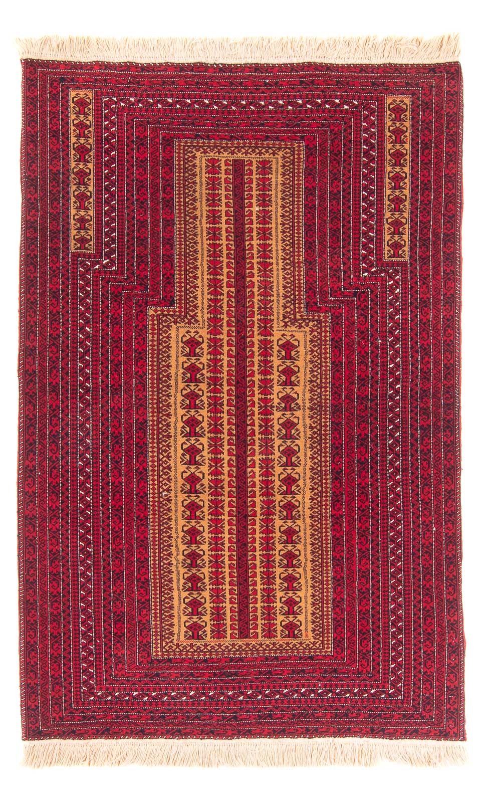 Baluch-tæppe - Bøn tæppe - 148 x 97 cm - orange