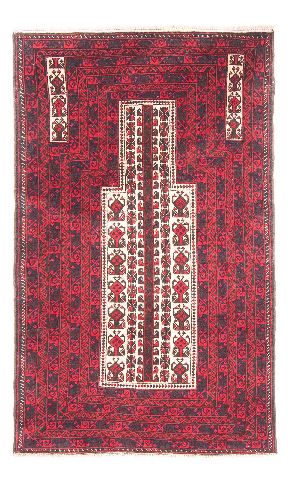 Baluch-tæppe - Bøn tæppe - 154 x 89 cm - beige