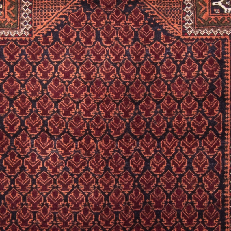 Baluch-tæppe - Bøn tæppe - 148 x 90 cm - blå
