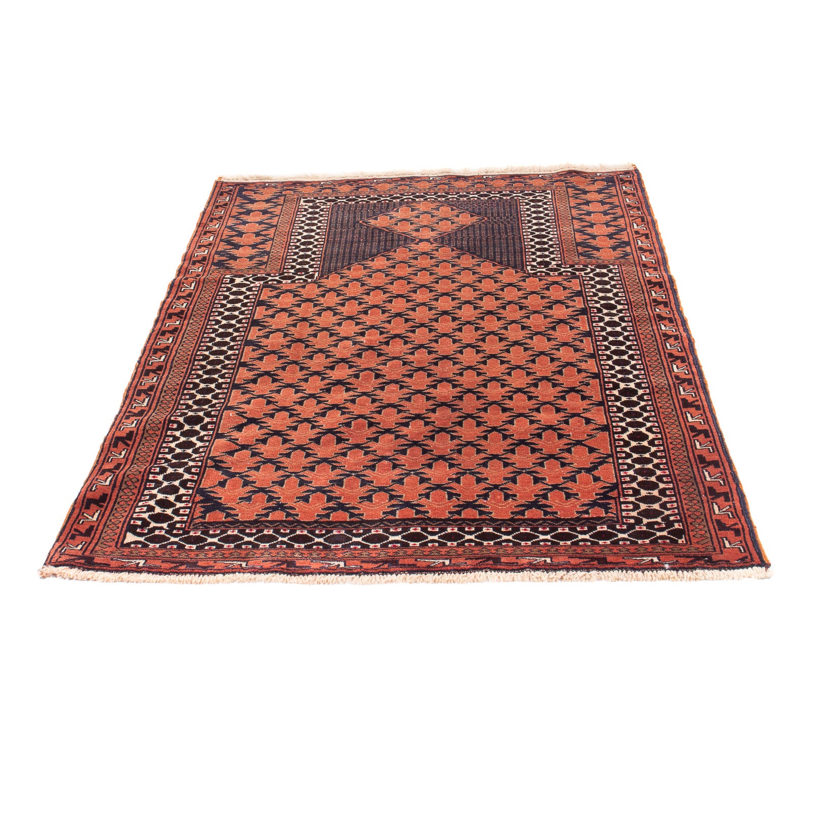 Baluch-tæppe - Bøn tæppe - 138 x 95 cm - rust