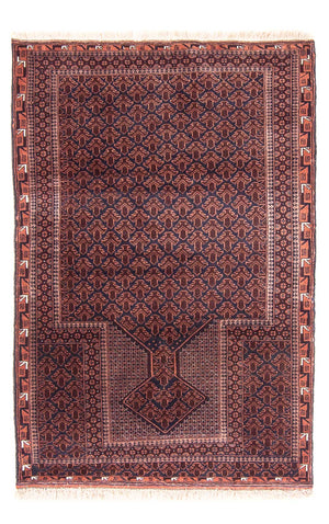 Baluch-tæppe - Bøn tæppe - 138 x 93 cm - mørkeblå