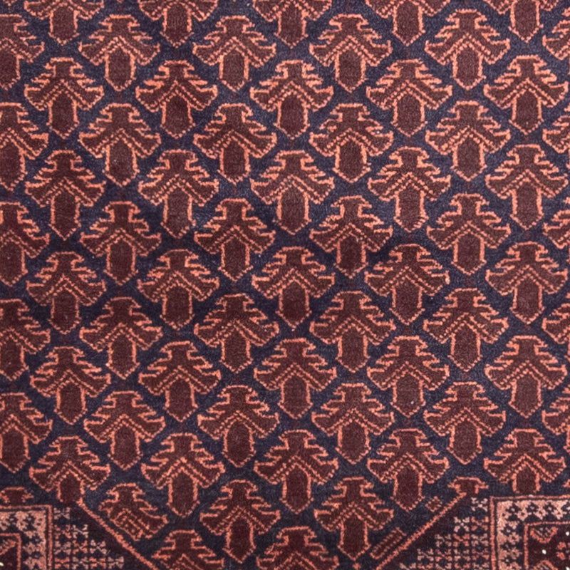 Baluch-tæppe - Bøn tæppe - 138 x 93 cm - mørkeblå