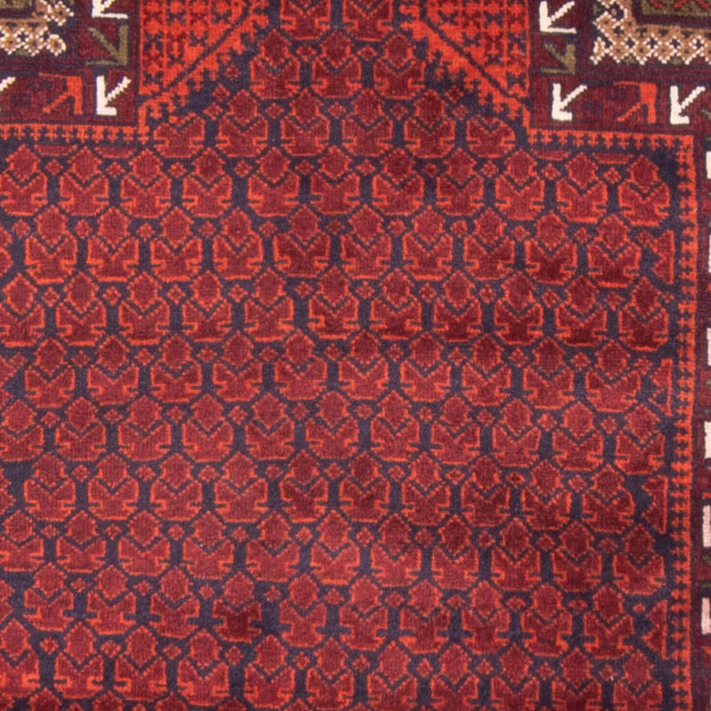 Baluch-tæppe - Bøn tæppe - 150 x 96 cm - rød