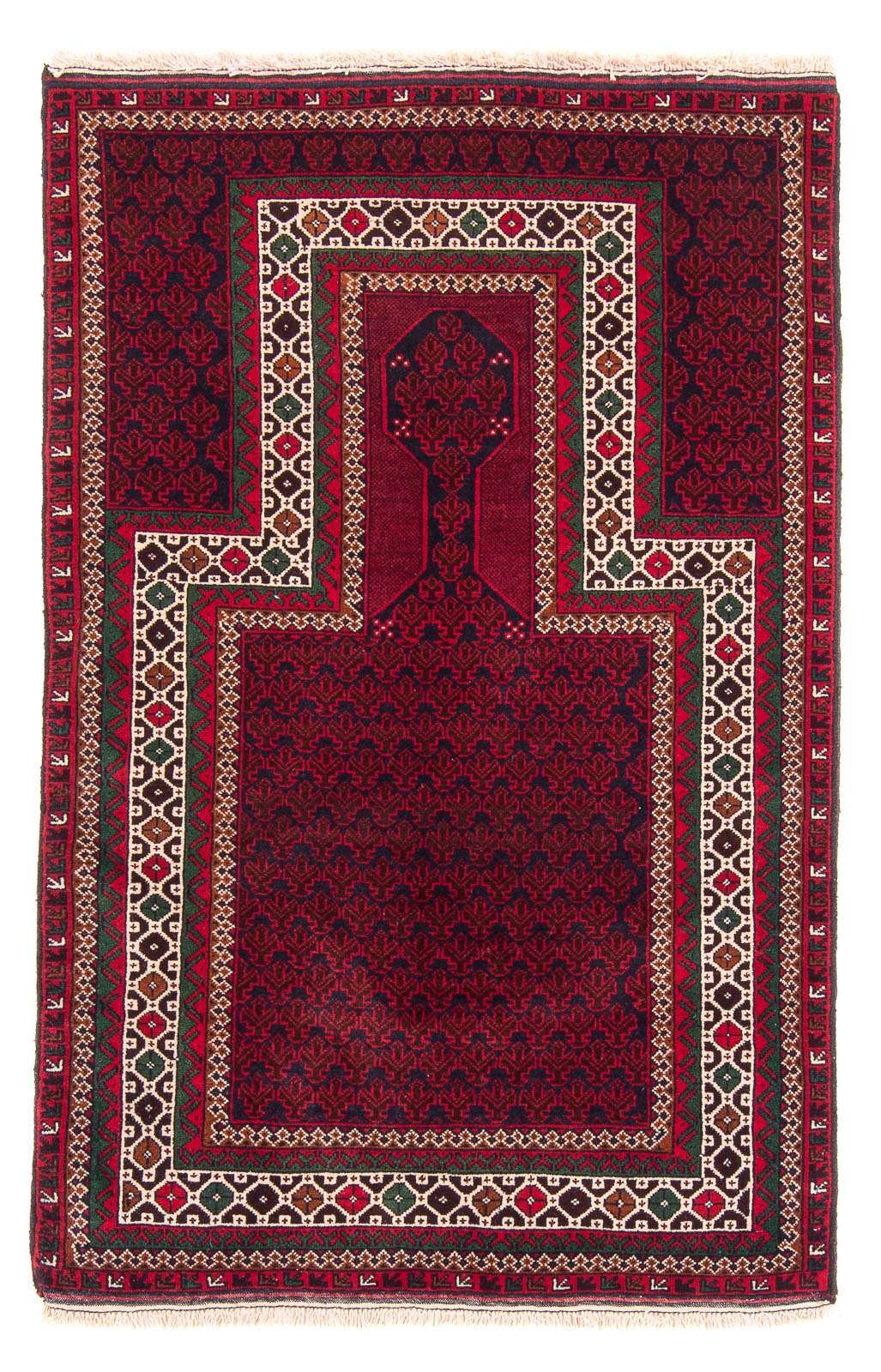 Baluch-tæppe - Bøn tæppe - 142 x 89 cm - blå
