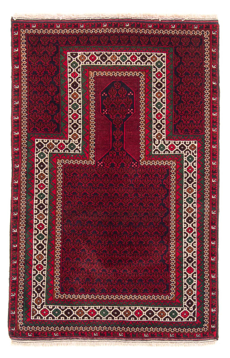 Baluch-tæppe - Bøn tæppe - 142 x 89 cm - blå