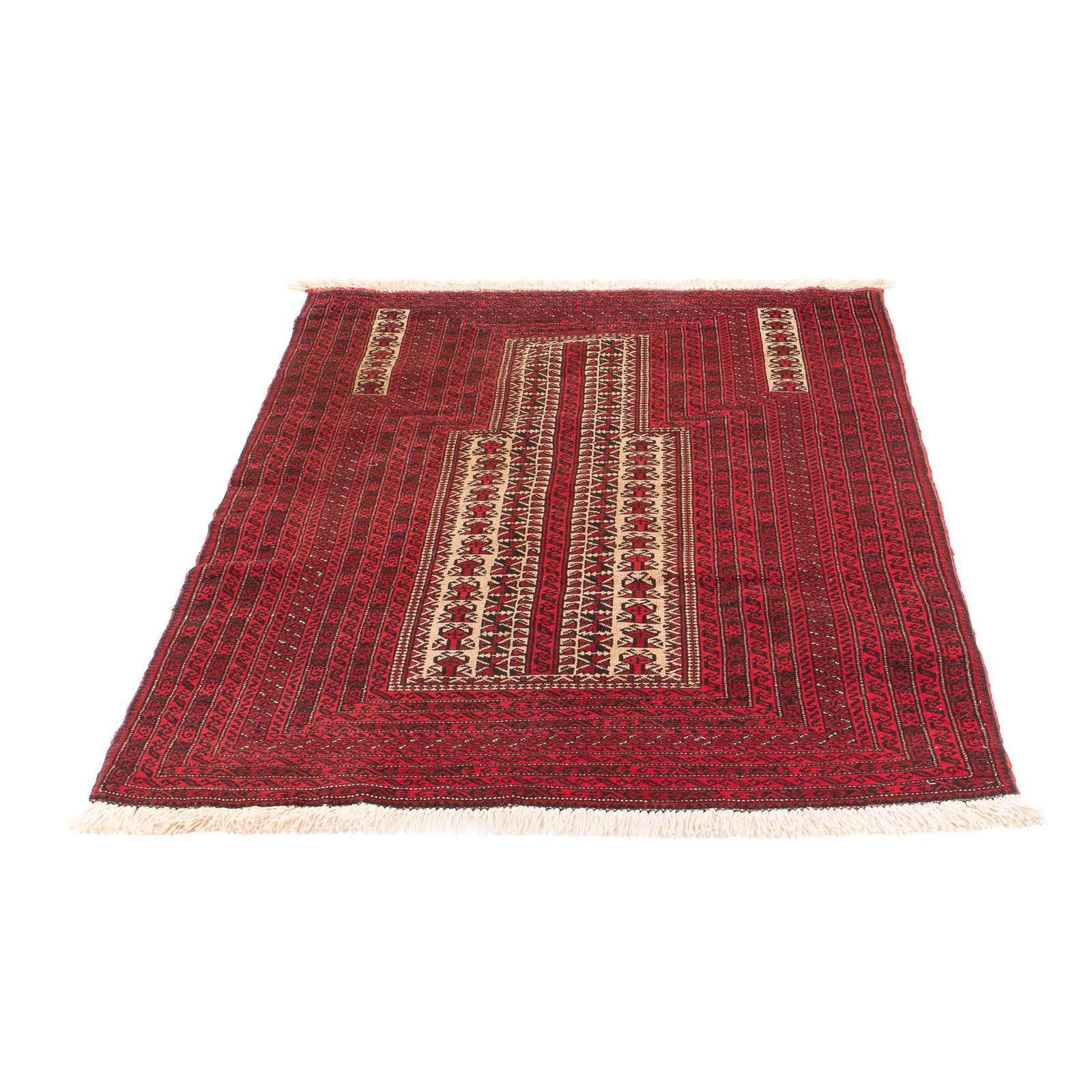 Baluch-tæppe - Bøn tæppe - 132 x 92 cm - beige