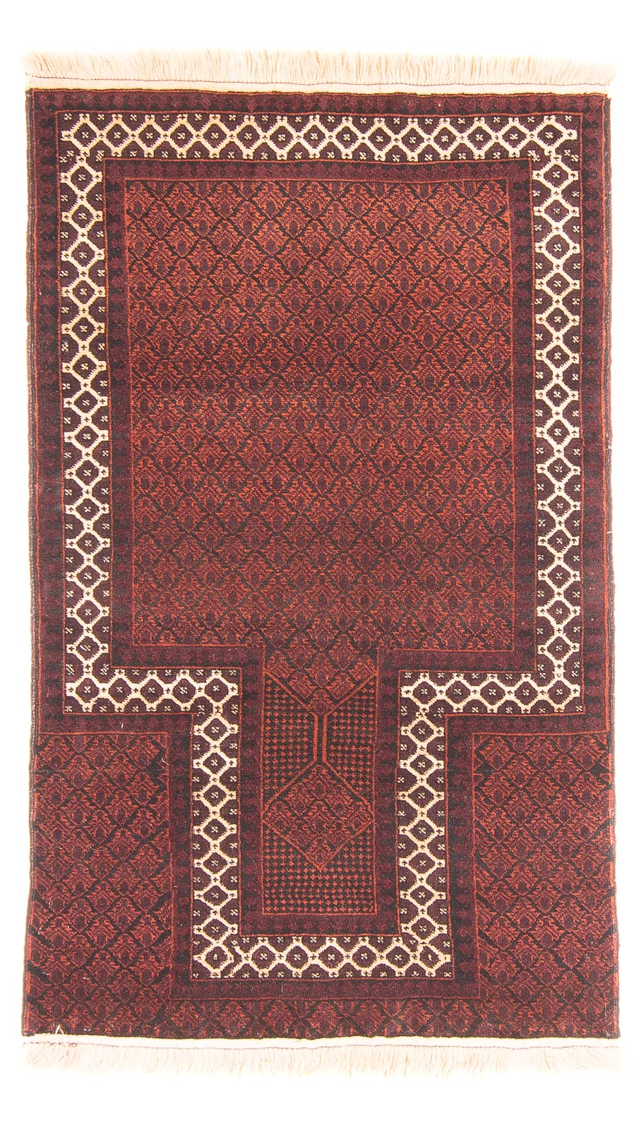 Baluch-tæppe - Bøn tæppe - 142 x 85 cm - rød